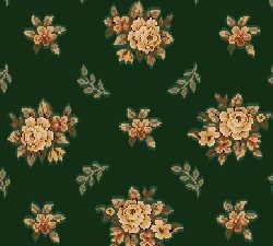 Milliken Carpets Signature Floral Cottage Emerald 11000