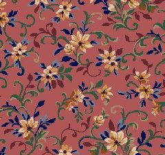 Milliken Carpets Classic Harmony Floral Spray Rose Quartz 09000
